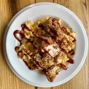 chicken dish at pearl city hops food menu item in jamestown ny