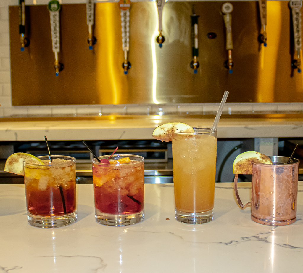 craft cocktails at pearl city hops tavern in jamestown